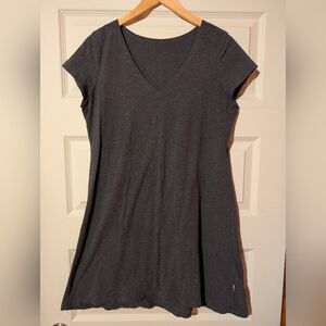 Bamboo/Rayon V-Neck Tunic Dress XL Message Factory